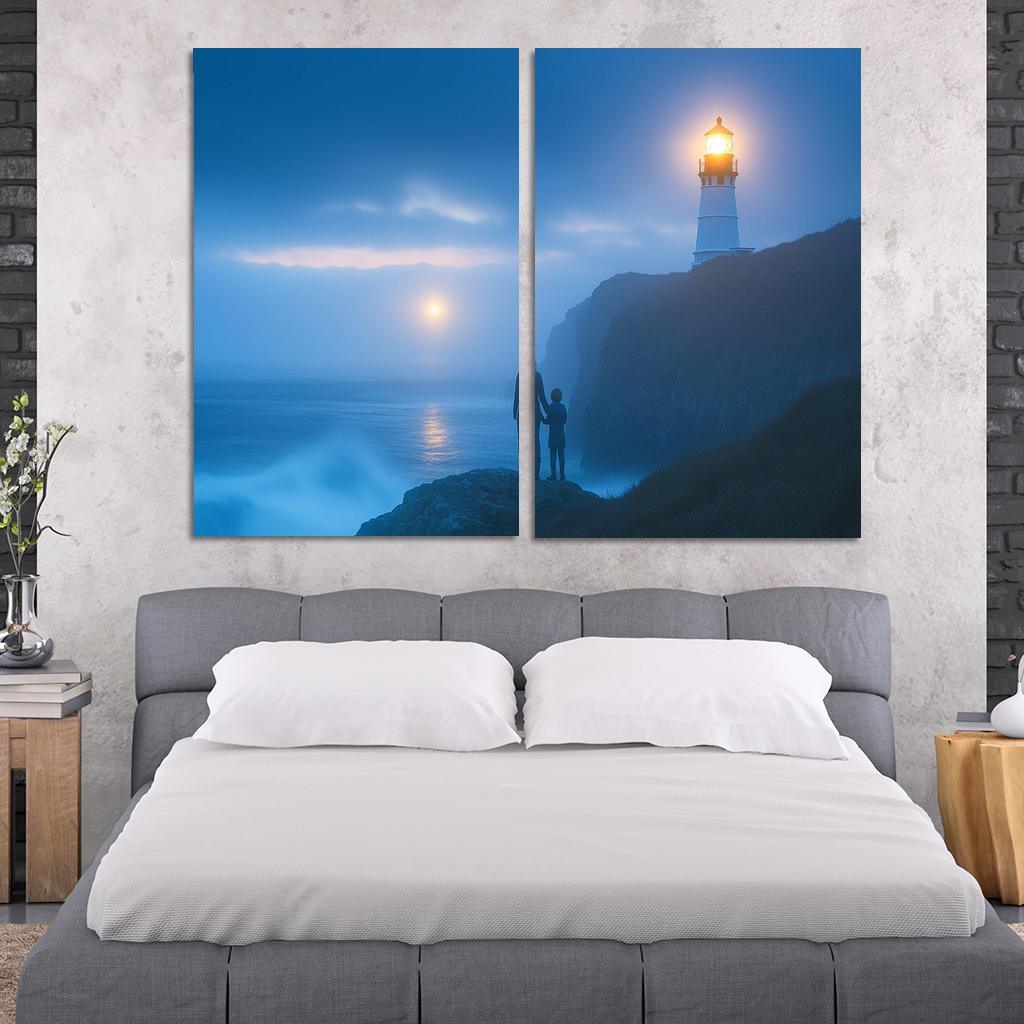 The Lighthouse Of Love Guiding Through Storms One-piece Frames