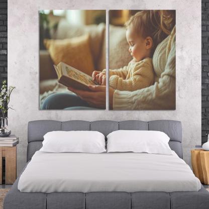 The Nurturing Touch A Mothers Loving Hands Canvas Paintings Frame
