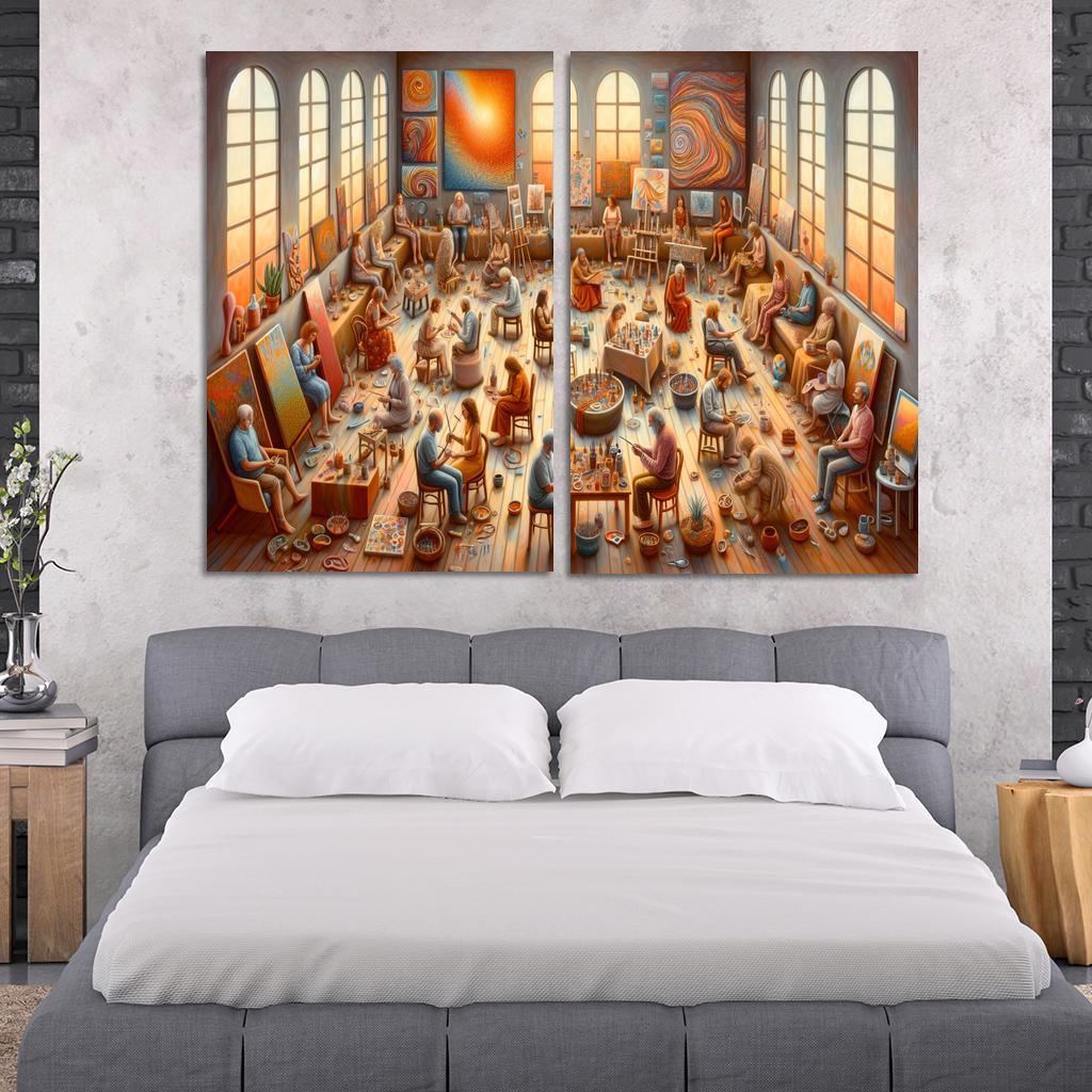 Healing Through Creativity The Power Of Art Therapy Custom Paintings Frame