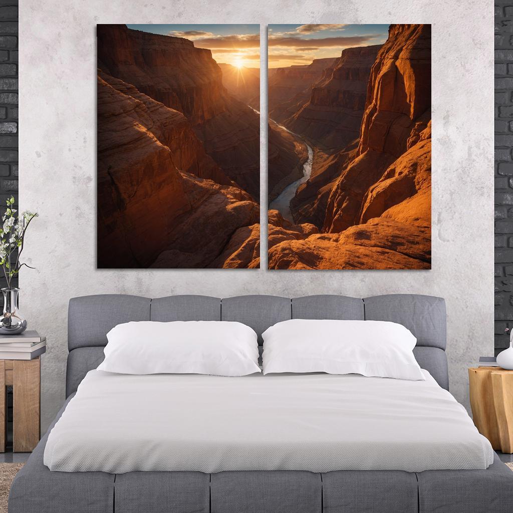 The Enigmatic Canyons Of Sunset Shadows Art Trends