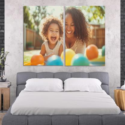 Echoes Of Laughter Celebrating Joy Custom Paintings Frame