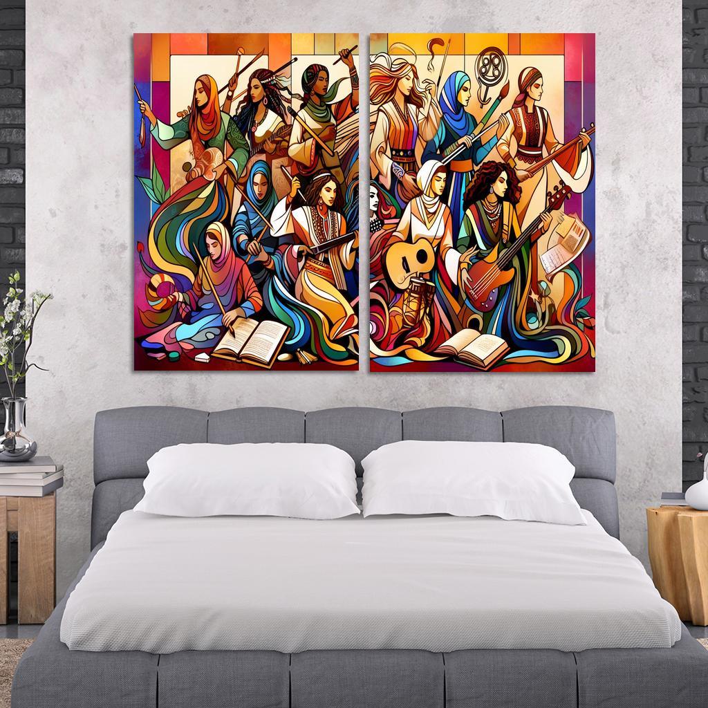 Gender Equity In Art Empowering Female Voices Custom Paintings Frame