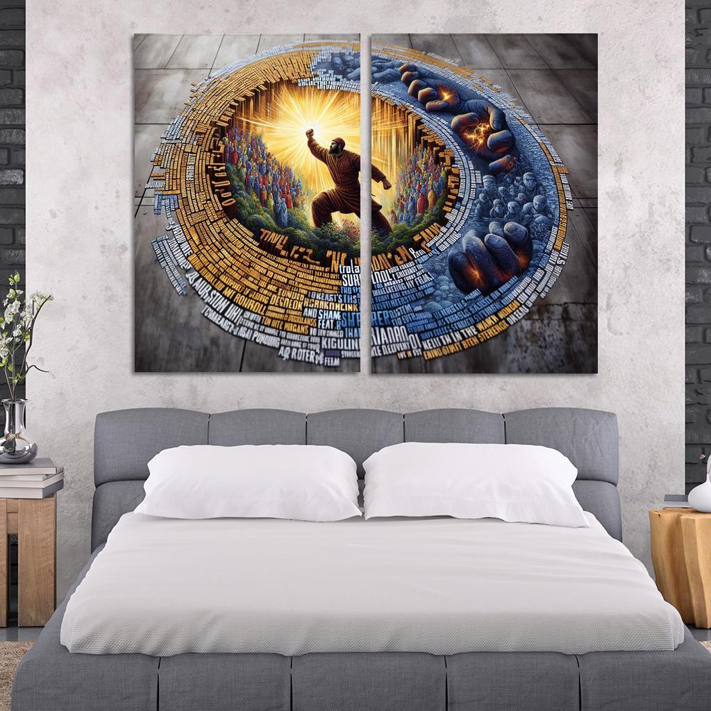 Tales Of Survival The Fight Against Domestic Violence Custom Paintings Frame