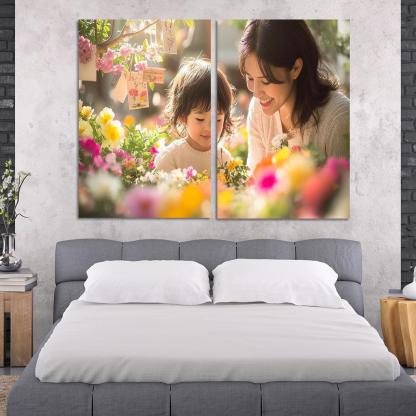 The Garden Of Memories Planting Seeds Of Love Canvas Paintings Frame