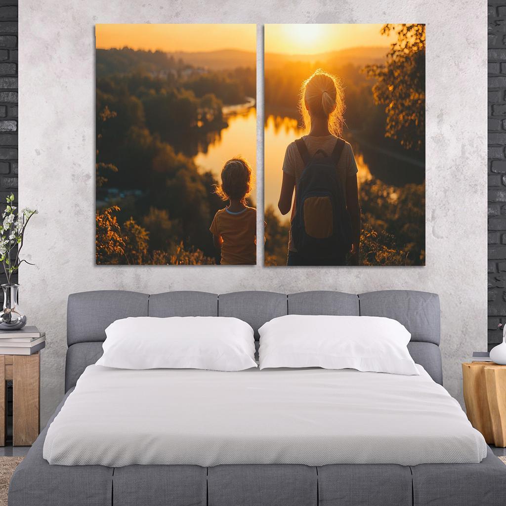 Her Unwavering Spirit A Mothers Strength Canvas Paintings Frame