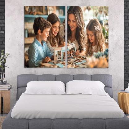 Mosaic Of Memories A Mothers Love Canvas Paintings Frame