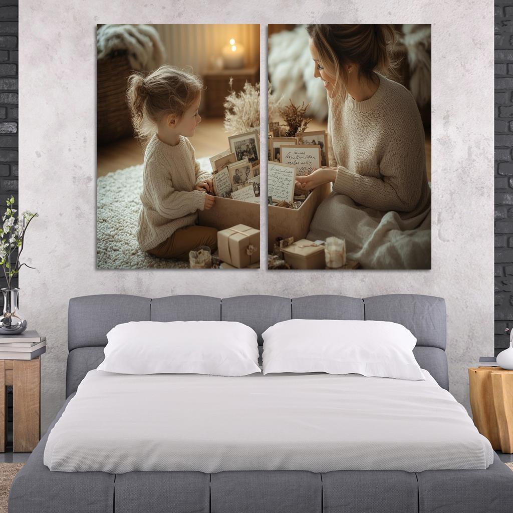 Treasured Keepsakes Memories In Time Custom Paintings Frame