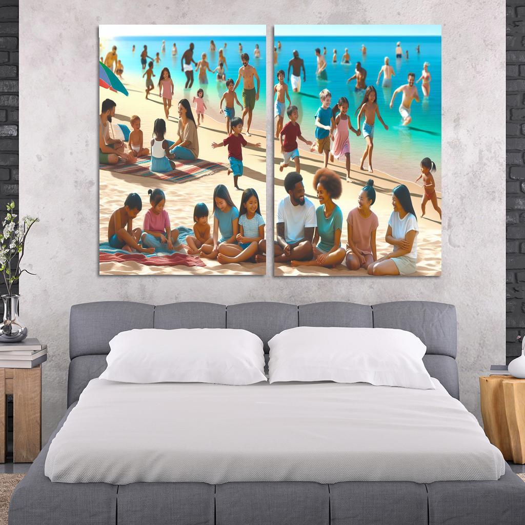 Emerald Cove Family Fun And Exploration Premium Artwork Frames