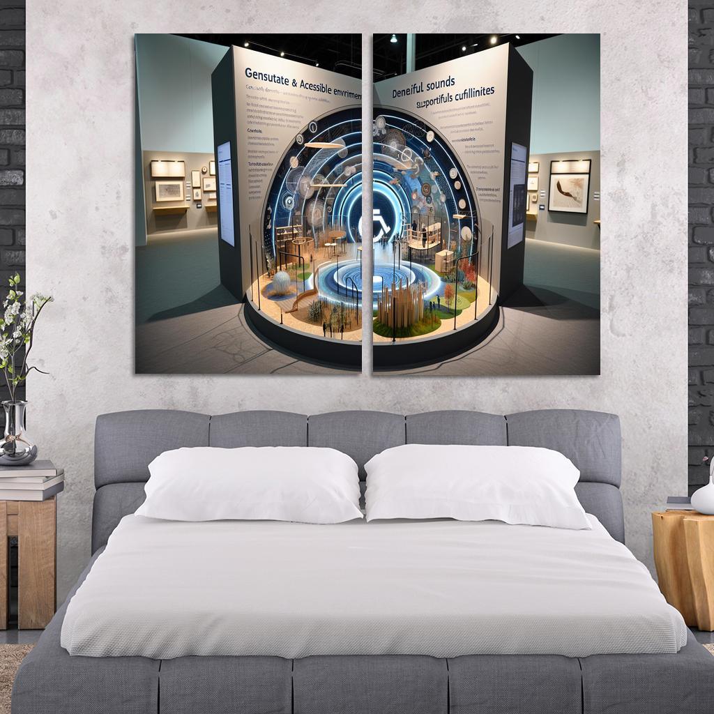 Breaking Barriers Advocacy For Accessibility And Inclusion Multi-panel Paintings