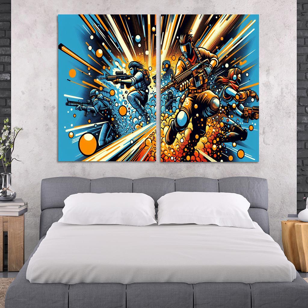 Dragon Ball Universe 2 Piece HD Canvas Wall Art-Original Frame