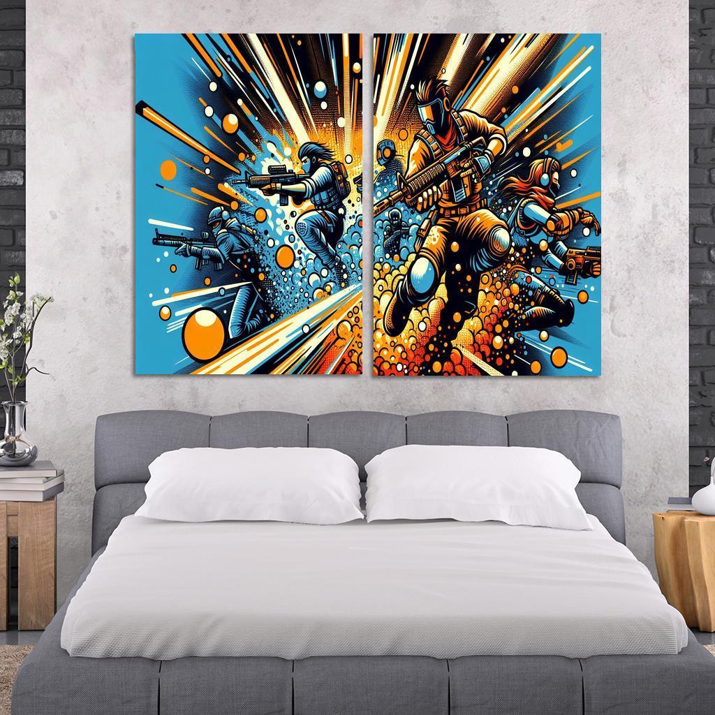 Dragon Ball Universe 2 Piece HD Canvas Wall Art-Original Frame