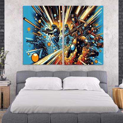 Dragon Ball Universe 2 Piece HD Canvas Wall Art-Original Frame