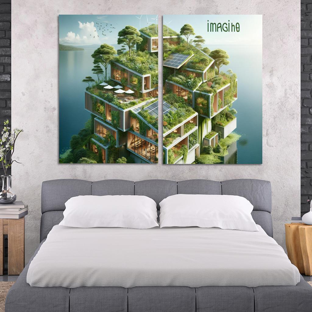 Symbiotic Architecture Custom Paintings Frame