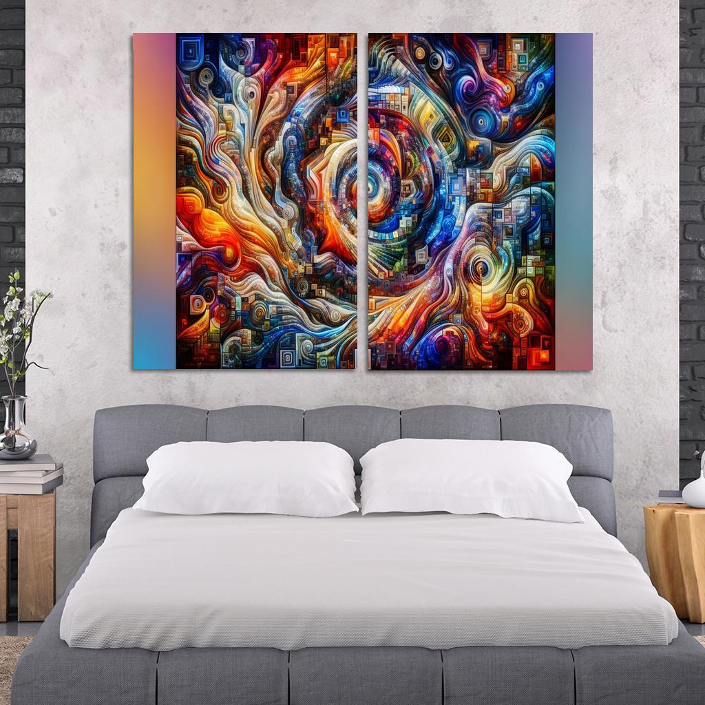 Kaleidoscope Of Memories Premium Artwork Frames