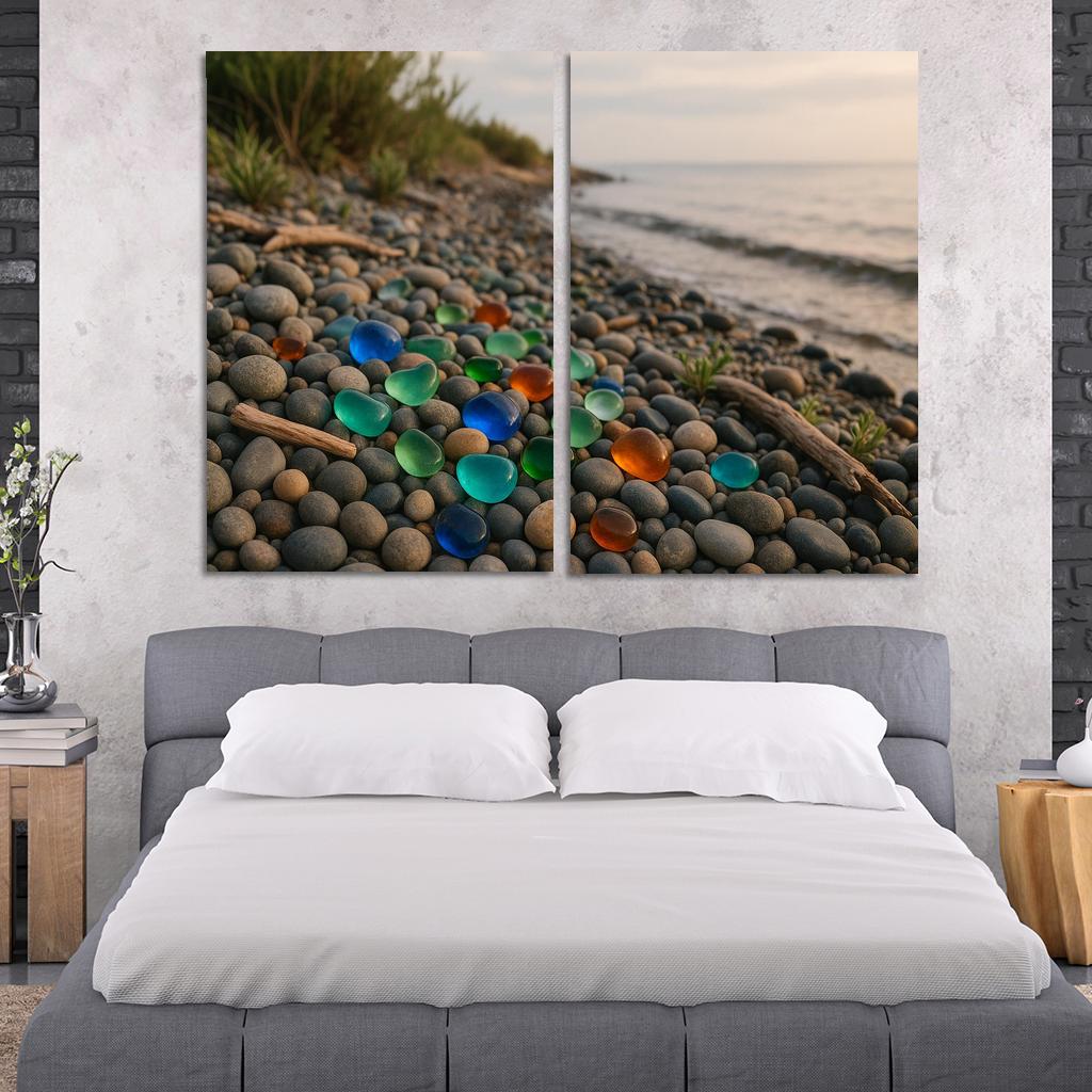 Seaglass Bay Natural Beauty And Relaxation Custom Paintings Frame