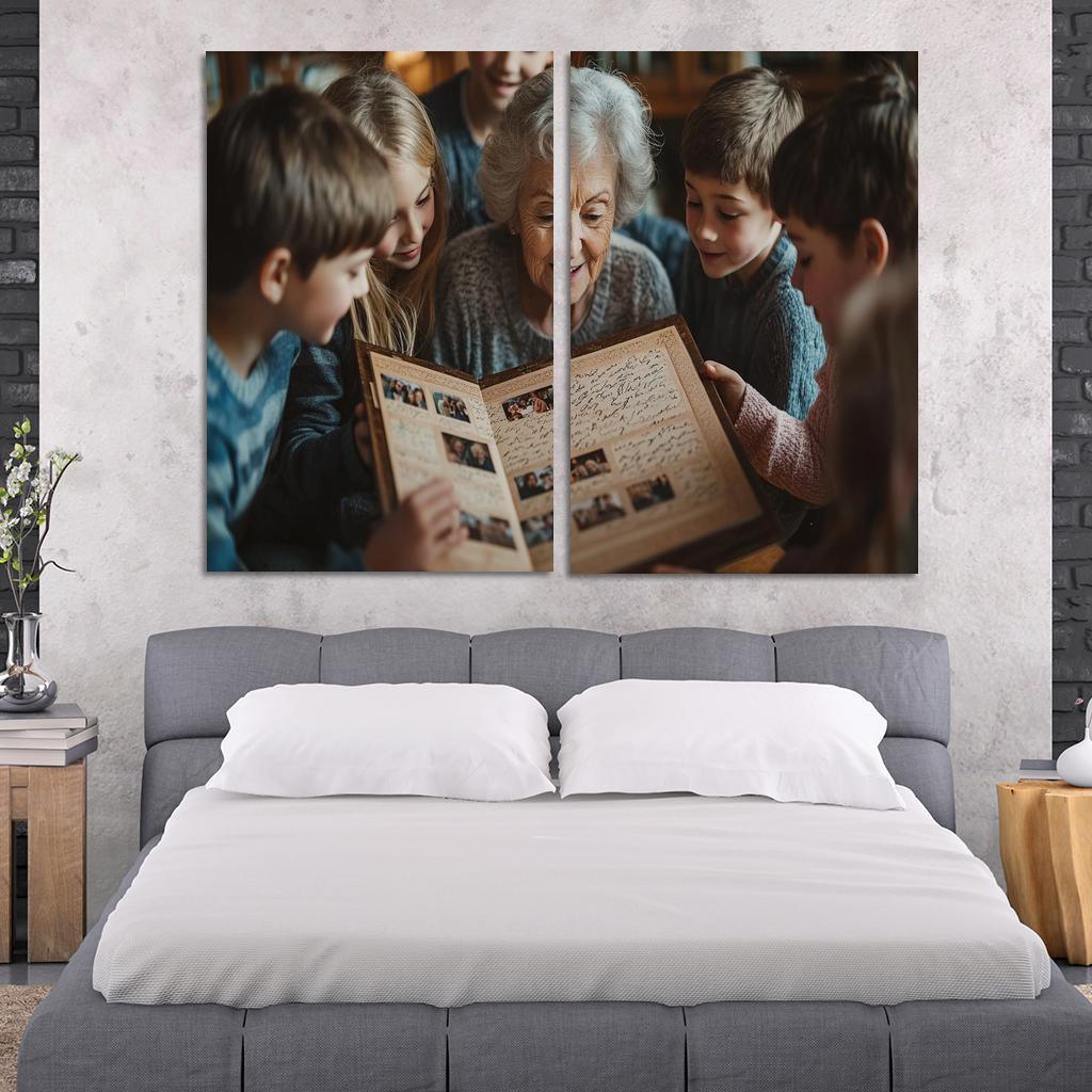 In Her Heart A Mother's Legacy Of Love Modern Paintings Frame