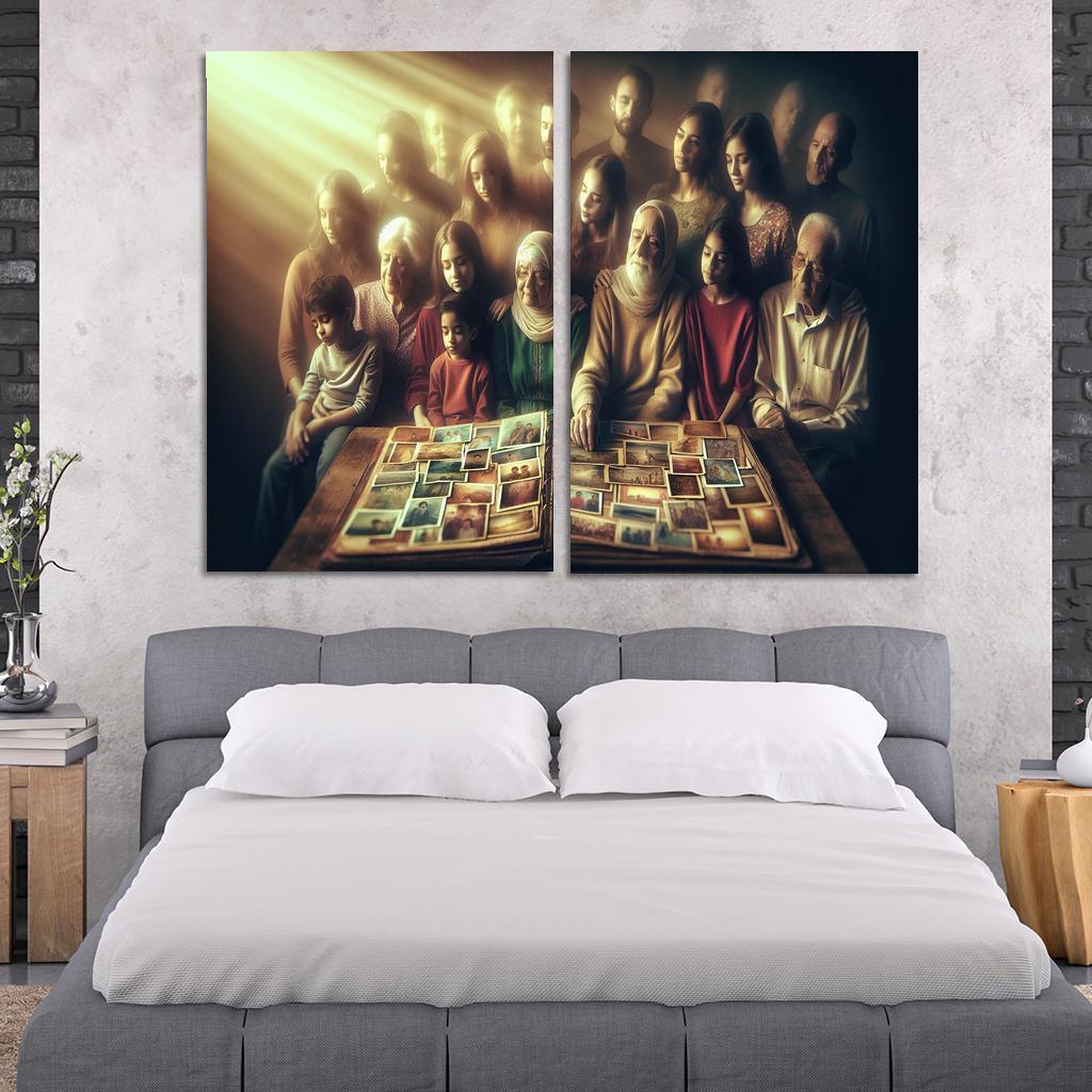 Fading Memories The Impact Of Climate Change Custom Paintings Frame