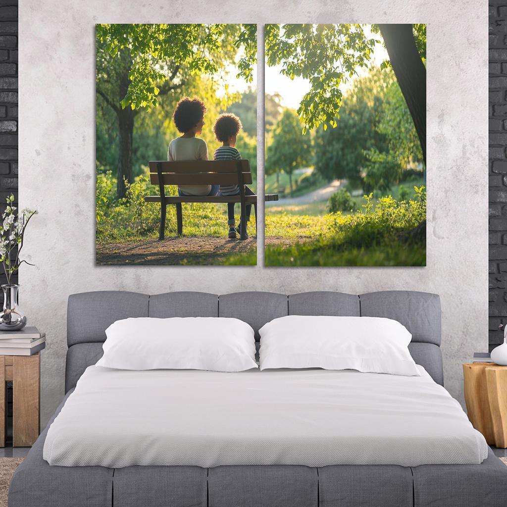 Embracing Change A Mothers Strength In Transition Canvas Paintings Frame