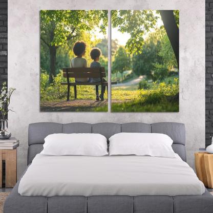 Embracing Change A Mothers Strength In Transition Canvas Paintings Frame