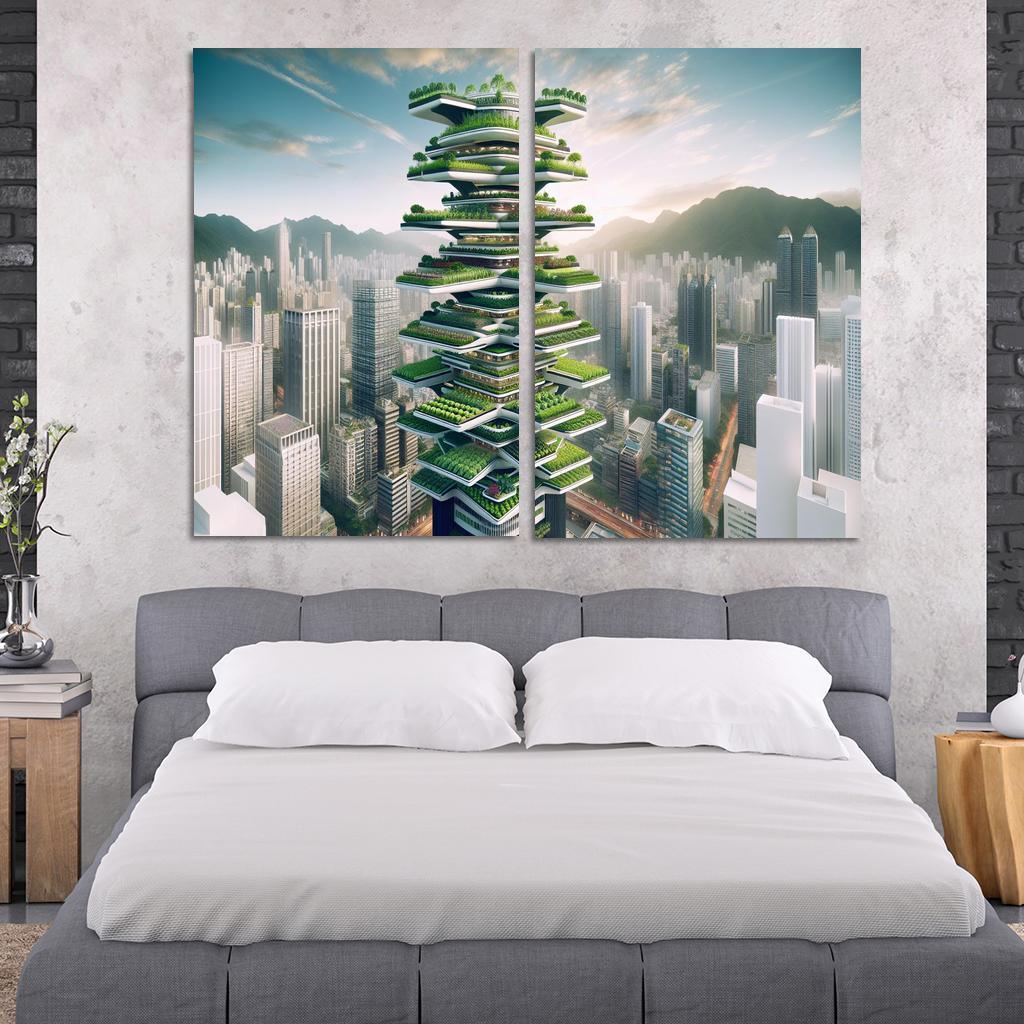 Vertical Farms As Architecture Custom Paintings Frame
