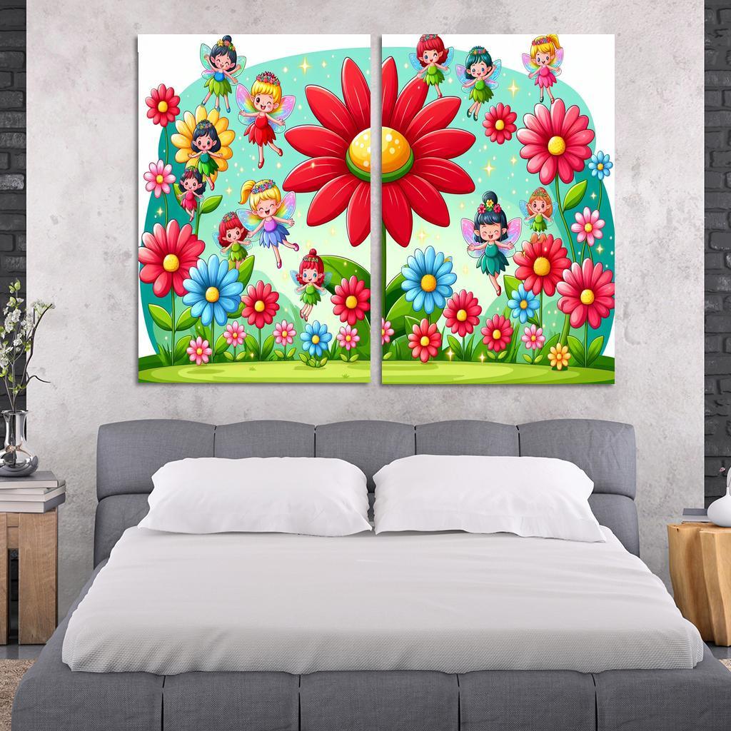 Whimsical Fairy Garden Premium Artwork Frames