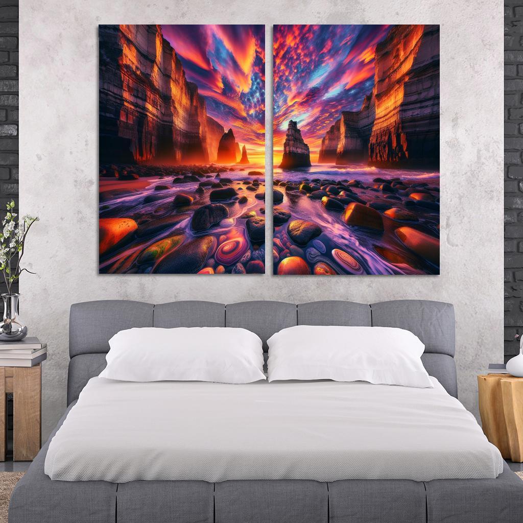 Sunset Cliffs A Photographer's Dream Custom Paintings Frame