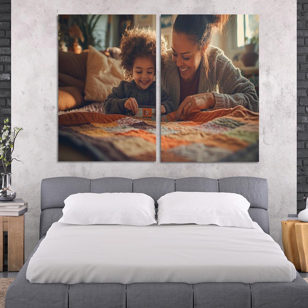 The Fabric Of Life A Mothers Threads Custom Paintings Frame