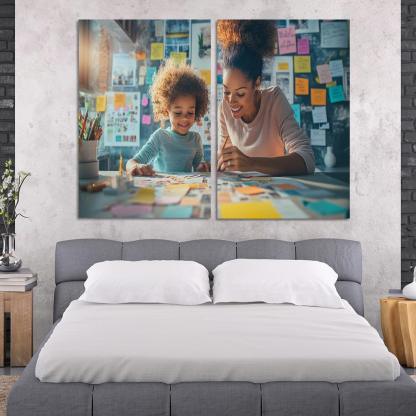 Wings Of Encouragement A Mothers Support Custom Paintings Frame
