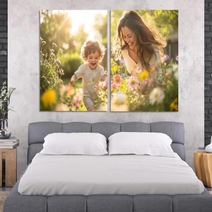 Sunlit Moments Embracing Daylight With Love Custom Paintings Frame