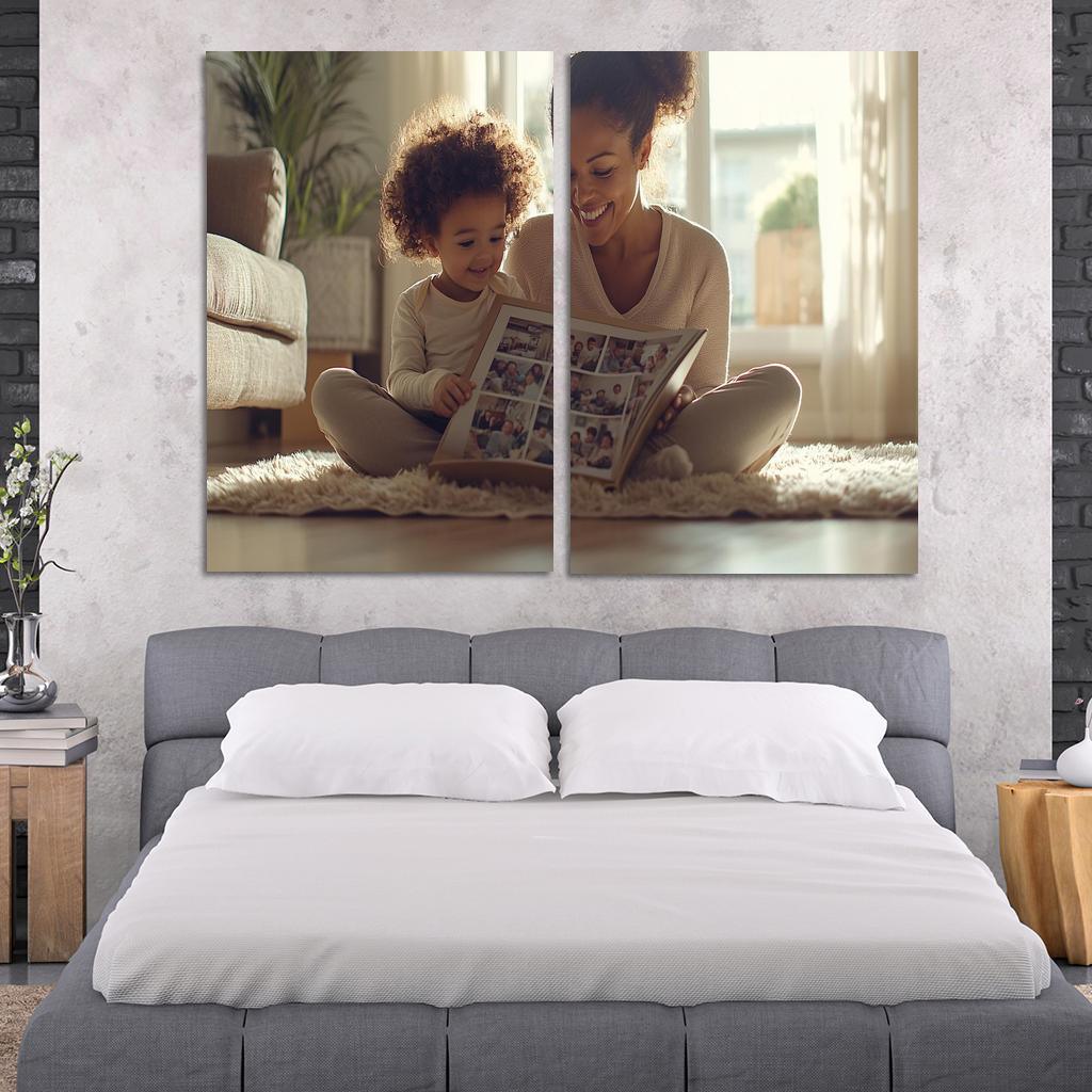 The Embrace Of Memories A Mothers Love Custom Paintings Frame