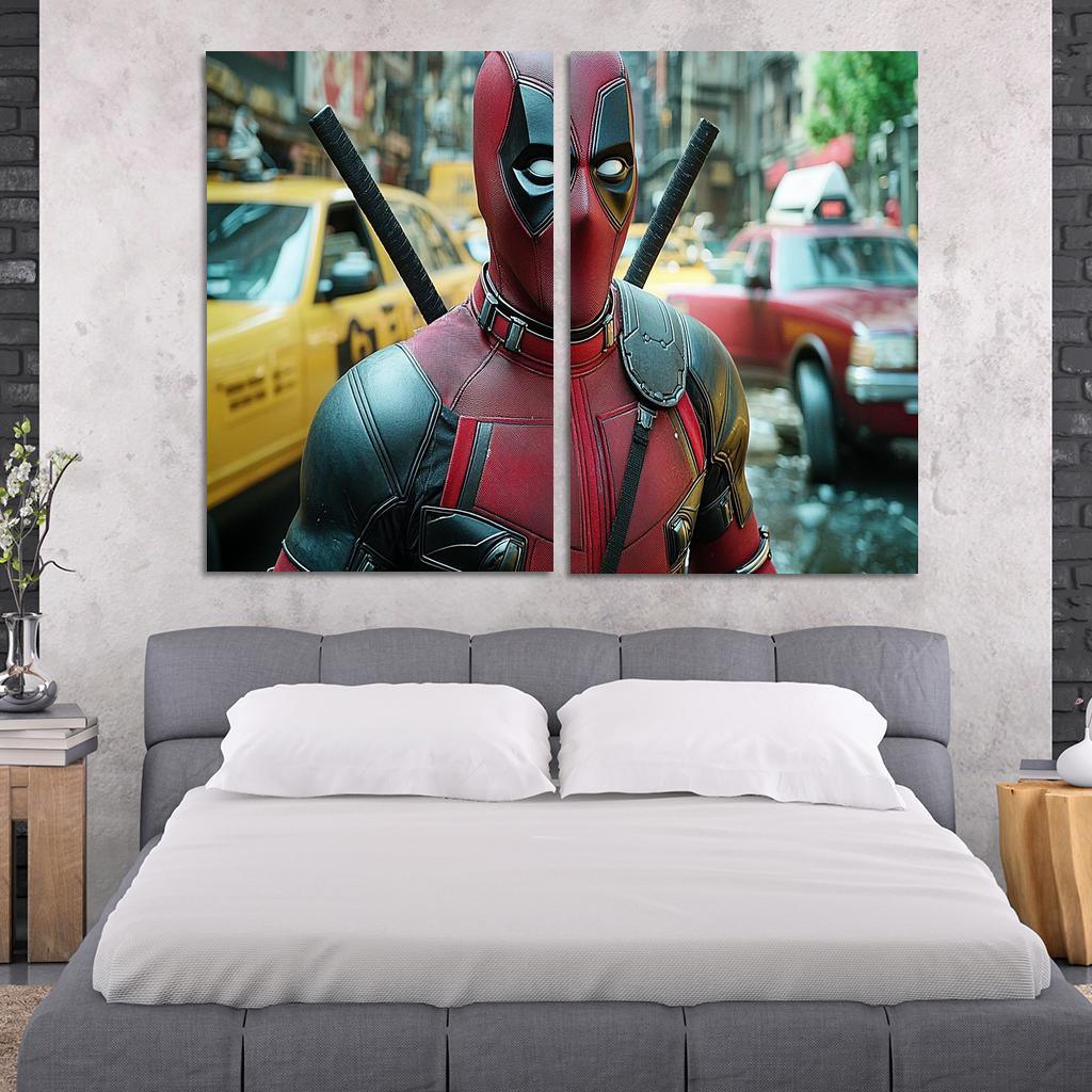Ryan Reynolds The Merc With A Heart Of Gold Framed Paintings