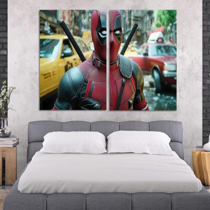 Ryan Reynolds The Merc With A Heart Of Gold Framed Paintings