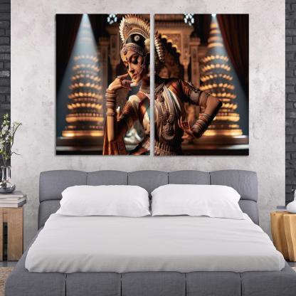 Bharatanatyam The Dance Of The Divine Modern Paintings Frame