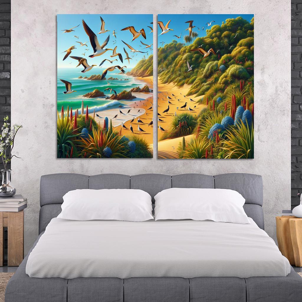 Eagle Nest Beach A Wildlife Sanctuary Custom Paintings Frame