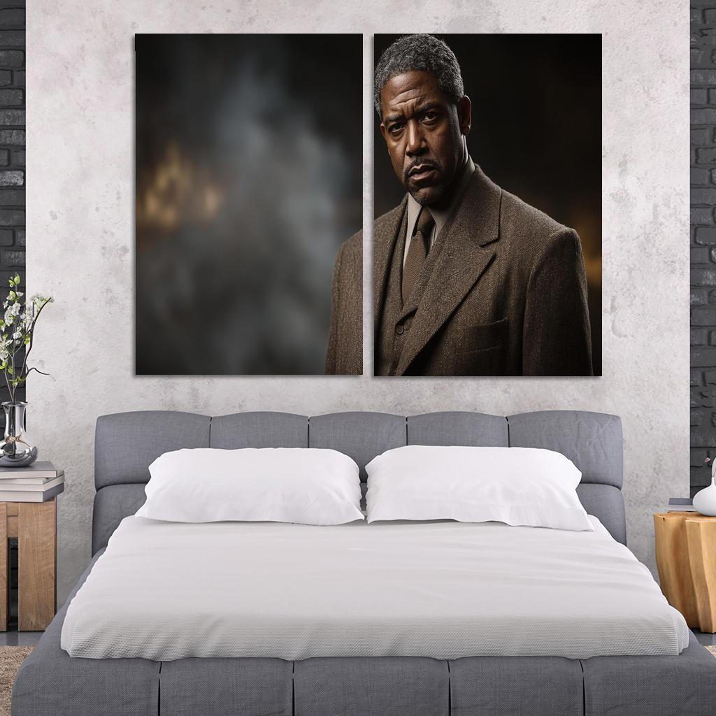 Denzel Washington The Voice Of A Leading Man Framed Paintings
