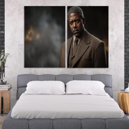 Denzel Washington The Voice Of A Leading Man Framed Paintings