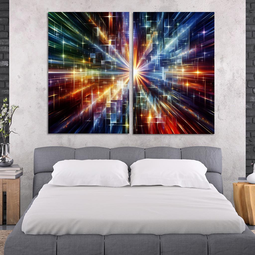 Fragments Of Light Premium Artwork Frames