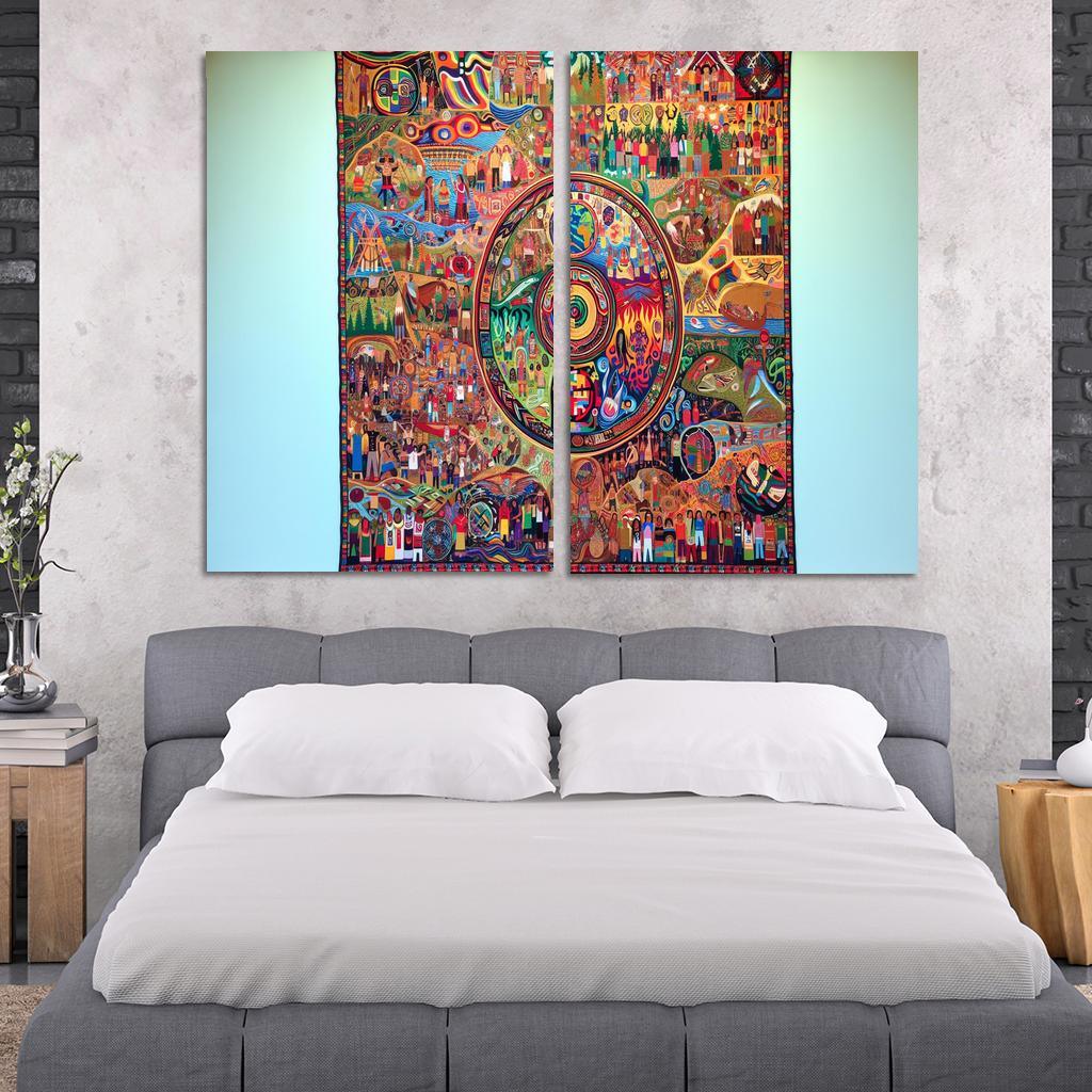 Voices Of The Forgotten Preserving Indigenous Cultures Custom Paintings Frame