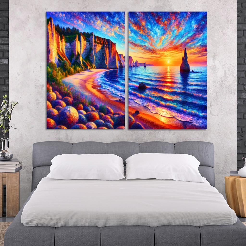 Seaside Enclave Artistic Inspiration Premium Artwork Frames