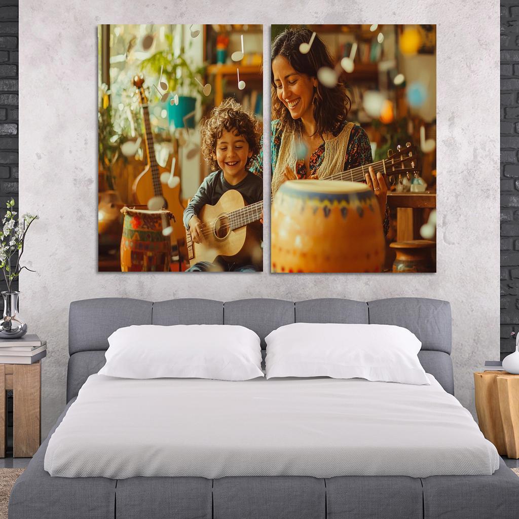 Echoes Of Love The Soundtrack Of A Mothers Heart Custom Paintings Frame