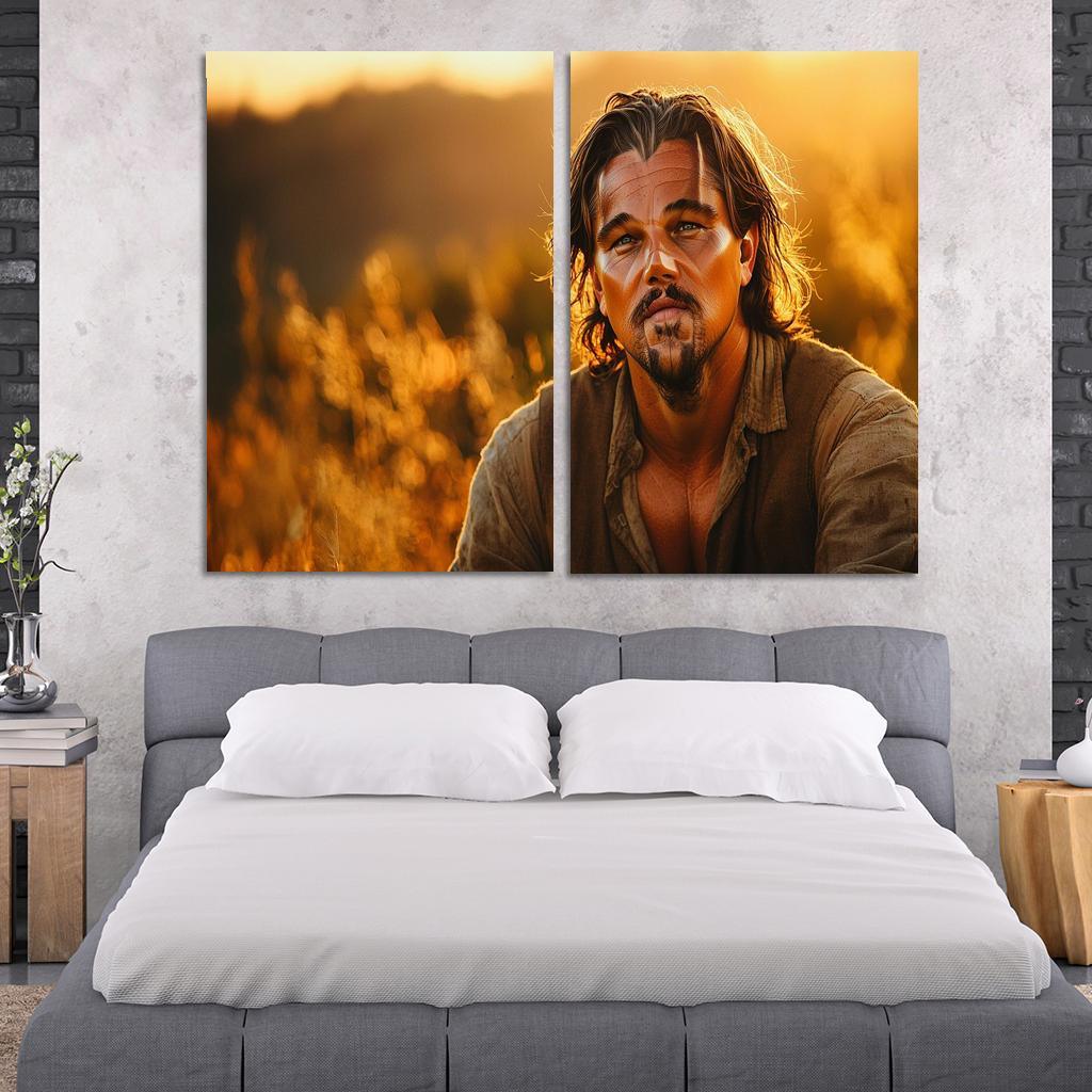 Leonardo Dicaprio Chasing Dreams Beyond Titanic Waters Framed Paintings