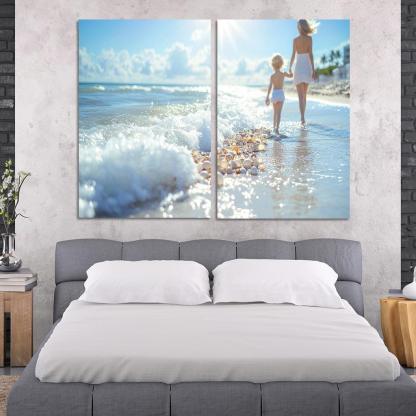 Waves Of Love The Ocean Of Motherhood Custom Paintings Frame