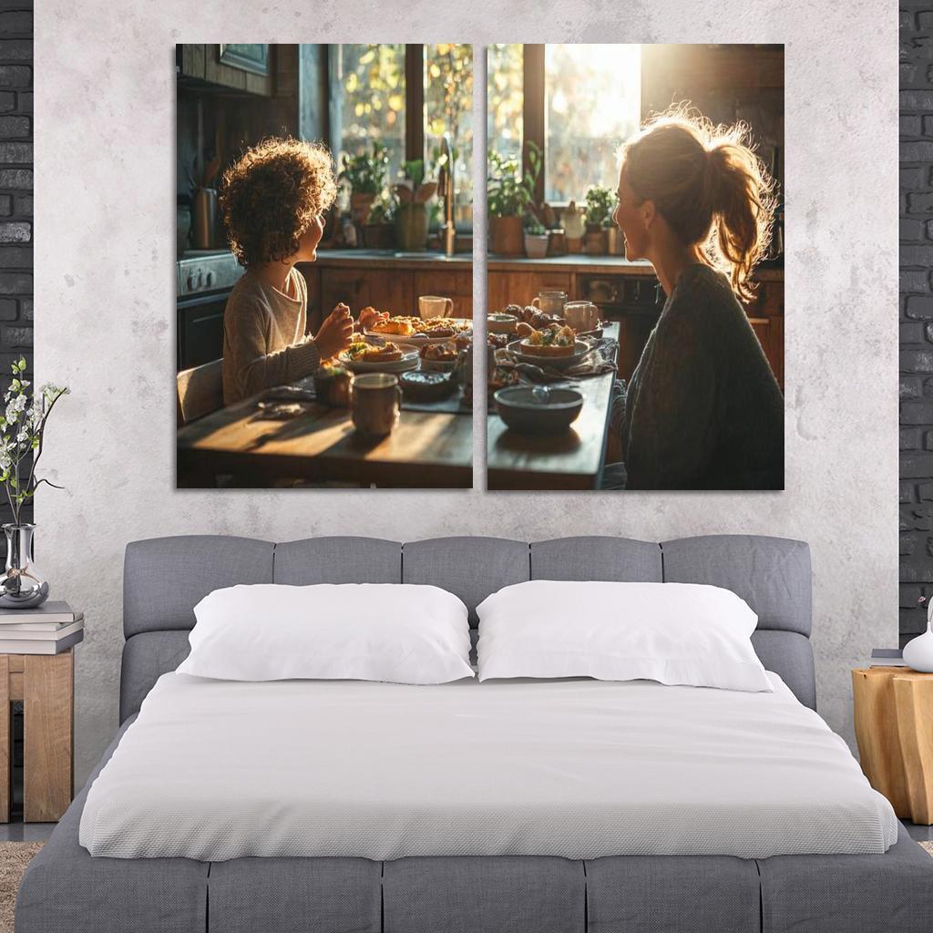 Cherished Conversations The Heart Of Dialogue Custom Paintings Frame