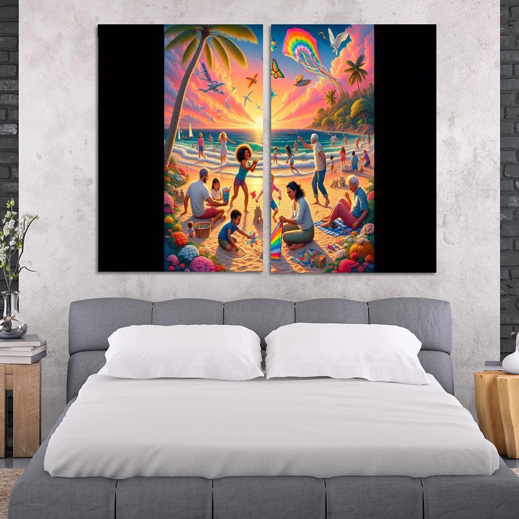 Sunset Sands The Perfect Family Retreat Custom Paintings Frame