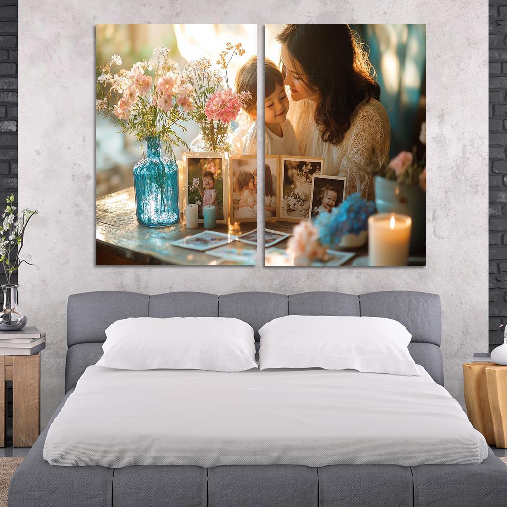 Timeless Love The Journey Of A Mother Canvas Paintings Frame