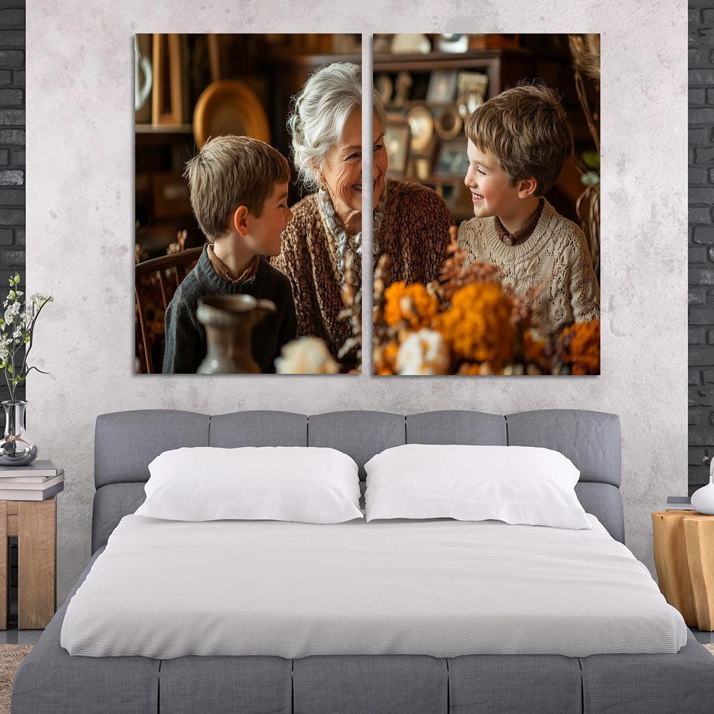 Timeless Bonds A Mothers Enduring Legacy Canvas Paintings Frame