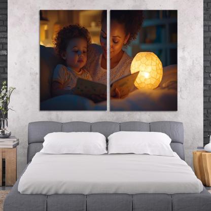 Guardian Angels A Mothers Everlasting Watch Canvas Paintings Frame