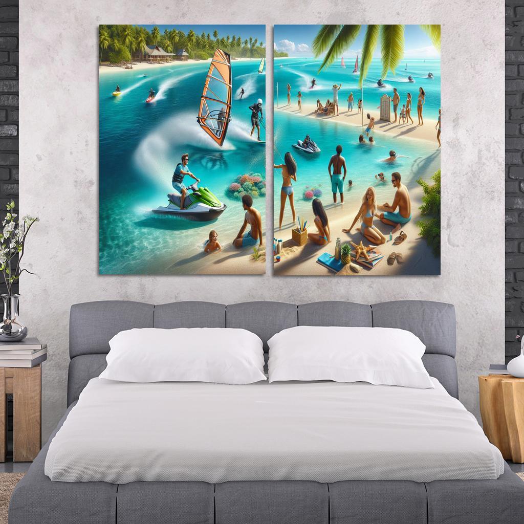 Coral Coast An Adventure Seeker's Dream Custom Paintings Frame