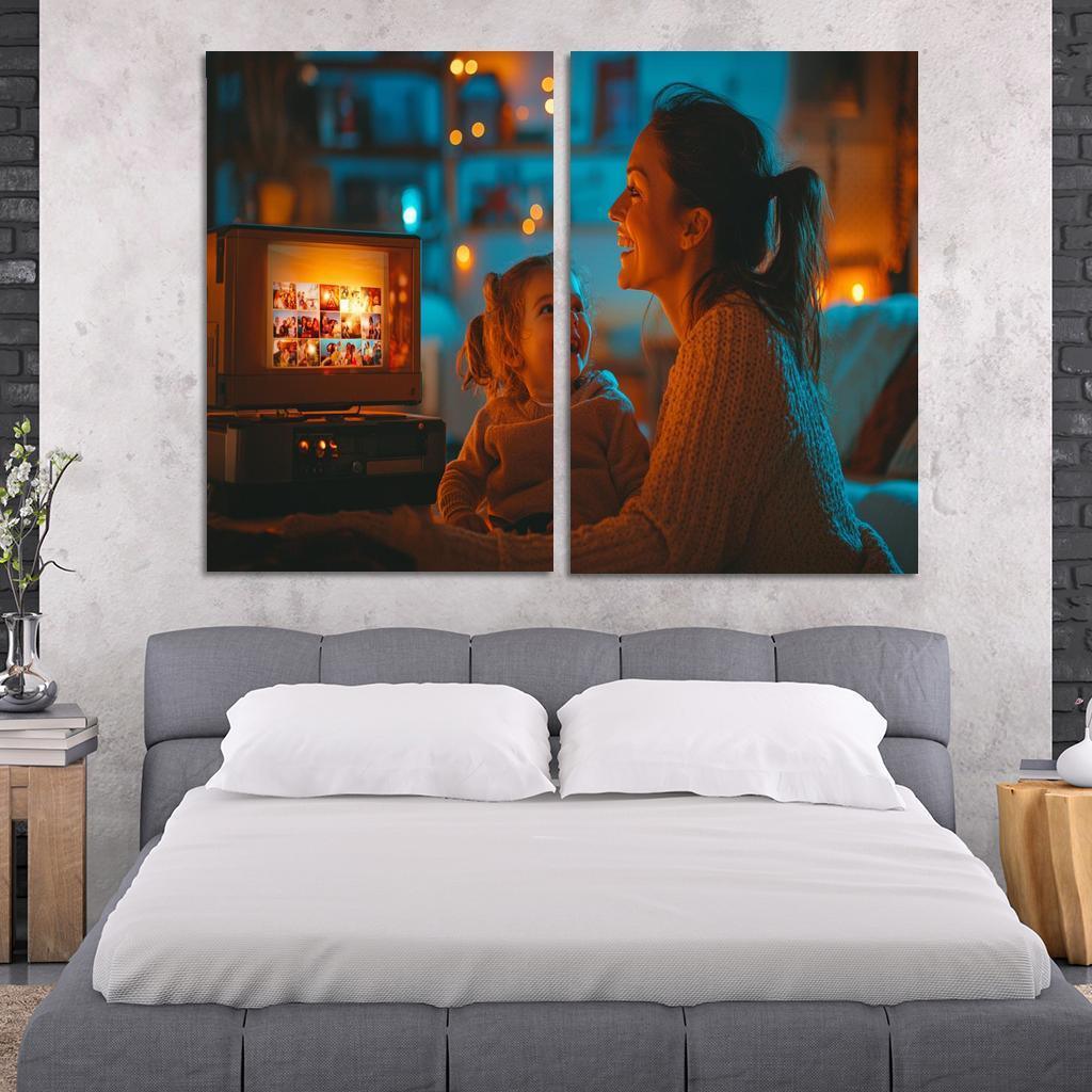 Cinematic Memories The Movie Of Life Custom Paintings Frame