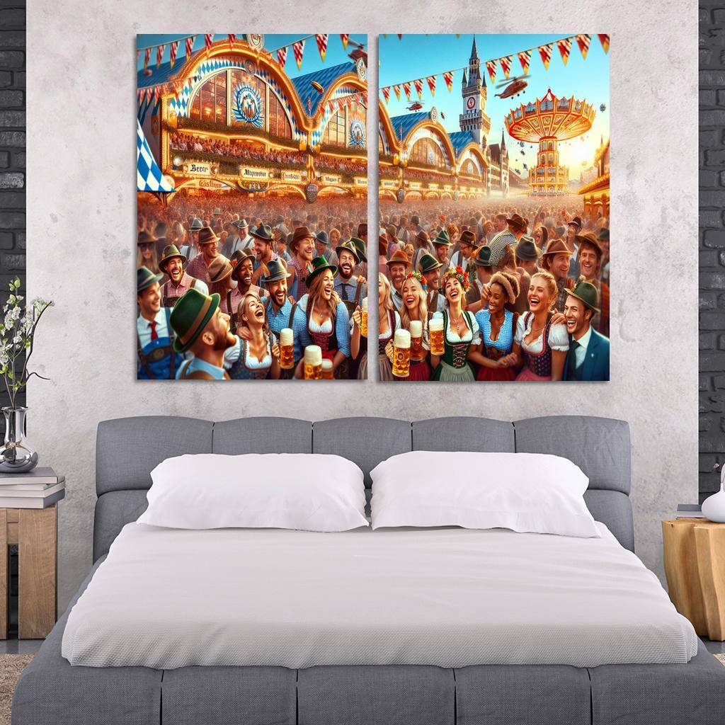 Oktoberfest - Germany Modern Paintings Frame